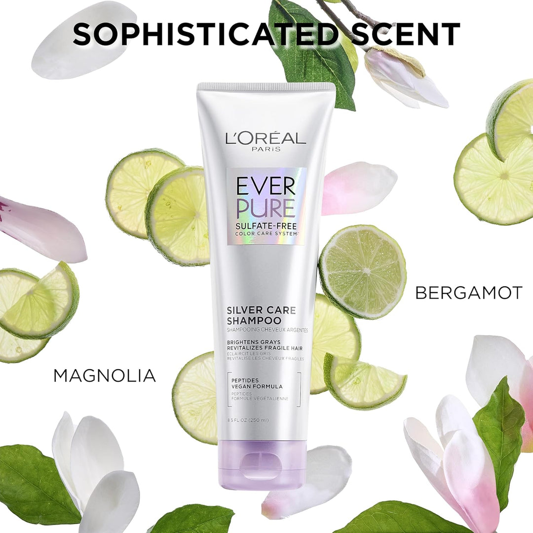 L'Oreal Paris EverPure Silver Care - Juego de champú y acondici...