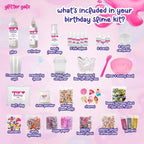 DIY Slime Making Kit, 42-Pc Birthday Kit para niñas de 8 a 12 años