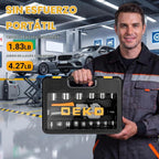 DEKOPRO Juego de llaves de trinquete eléctricas inalámbricas, 19 piezas, kit de herramientas de trinquete eléctrico, llaves de trinquete inalámbricas de 8 V 3/8 pulgadas, velocidad variable con 14
