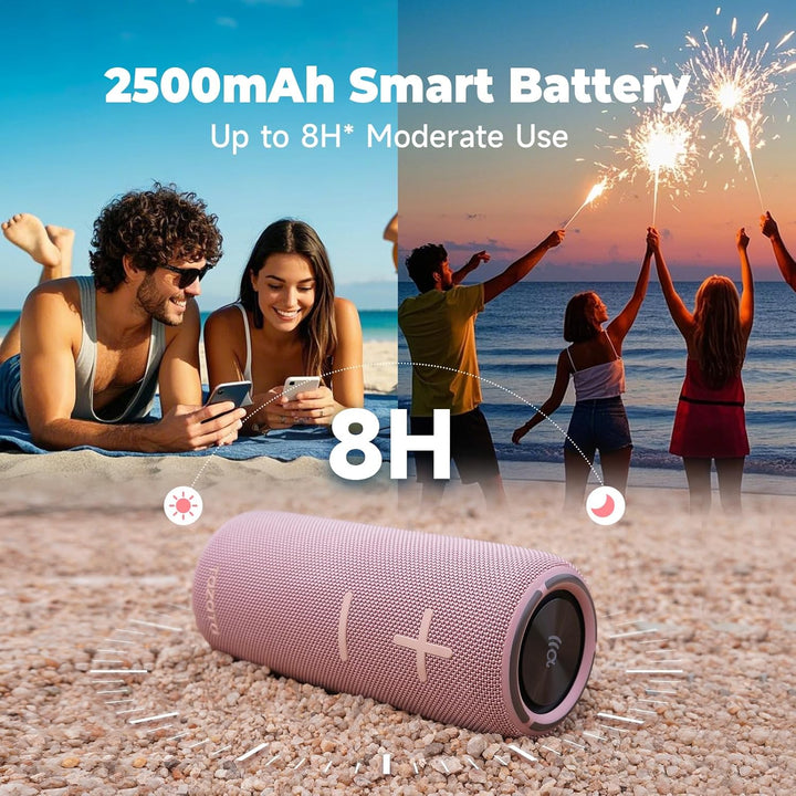 TAZATA Altavoz Bluetooth, altavoz inalámbrico portátil de 30 W con...