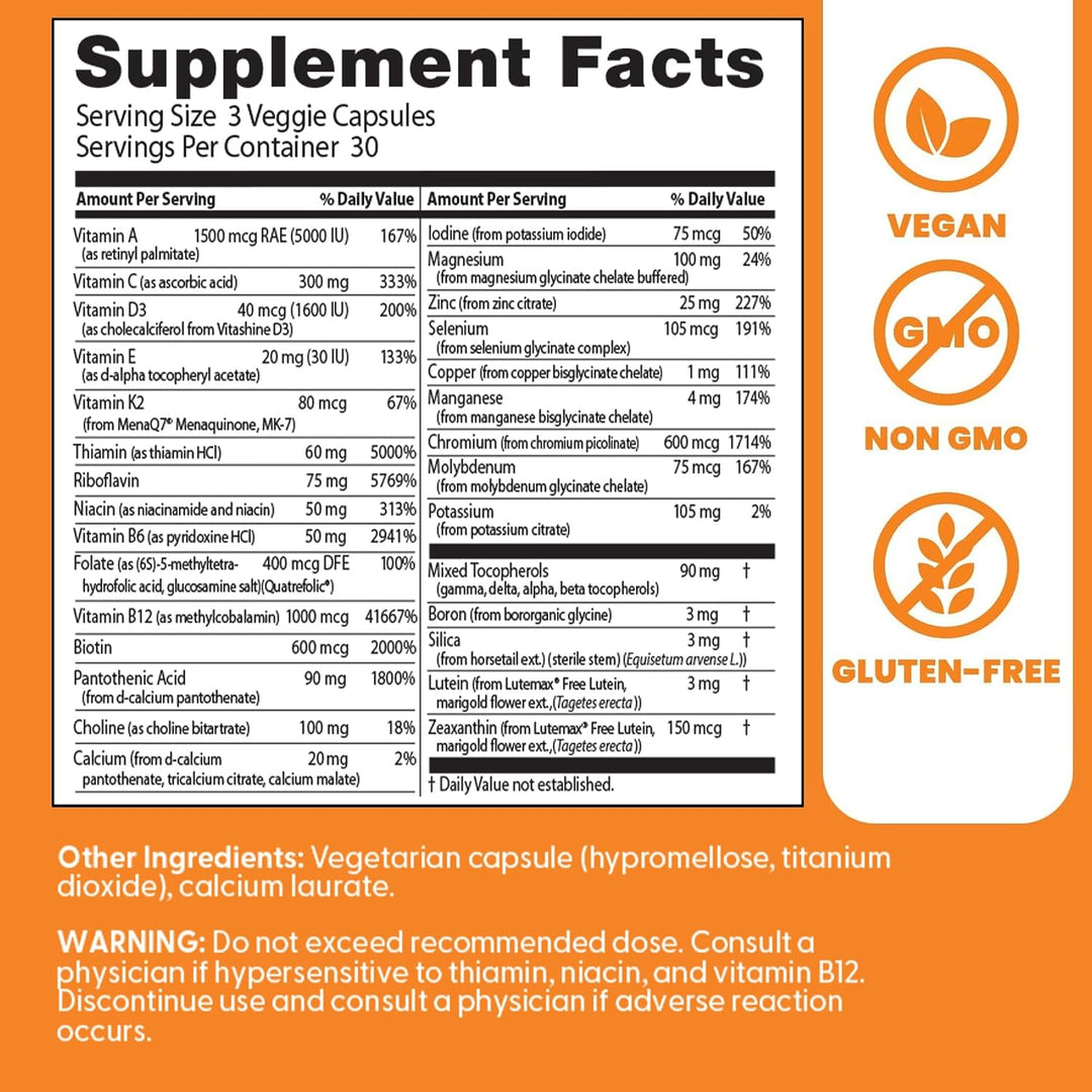 Doctor's Best Complejo mineral multivitamínico \u2013 Multivita...