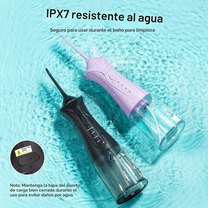 COSLUS Paquete de 2 Irrigadores Dentales: Conjunto de Irrigador Den...