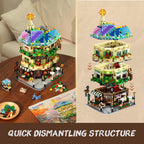 Flower Cafe - Juego de construcción de casa con luces 1876