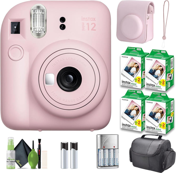 FUJIFILM INSTAX MINI - Paquete de 12 cámaras de película Blossom Pi...