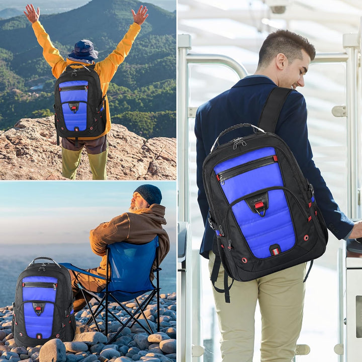 Z-MGKISS Mochila extra grande, bolsa de viaje para laptop para homb...