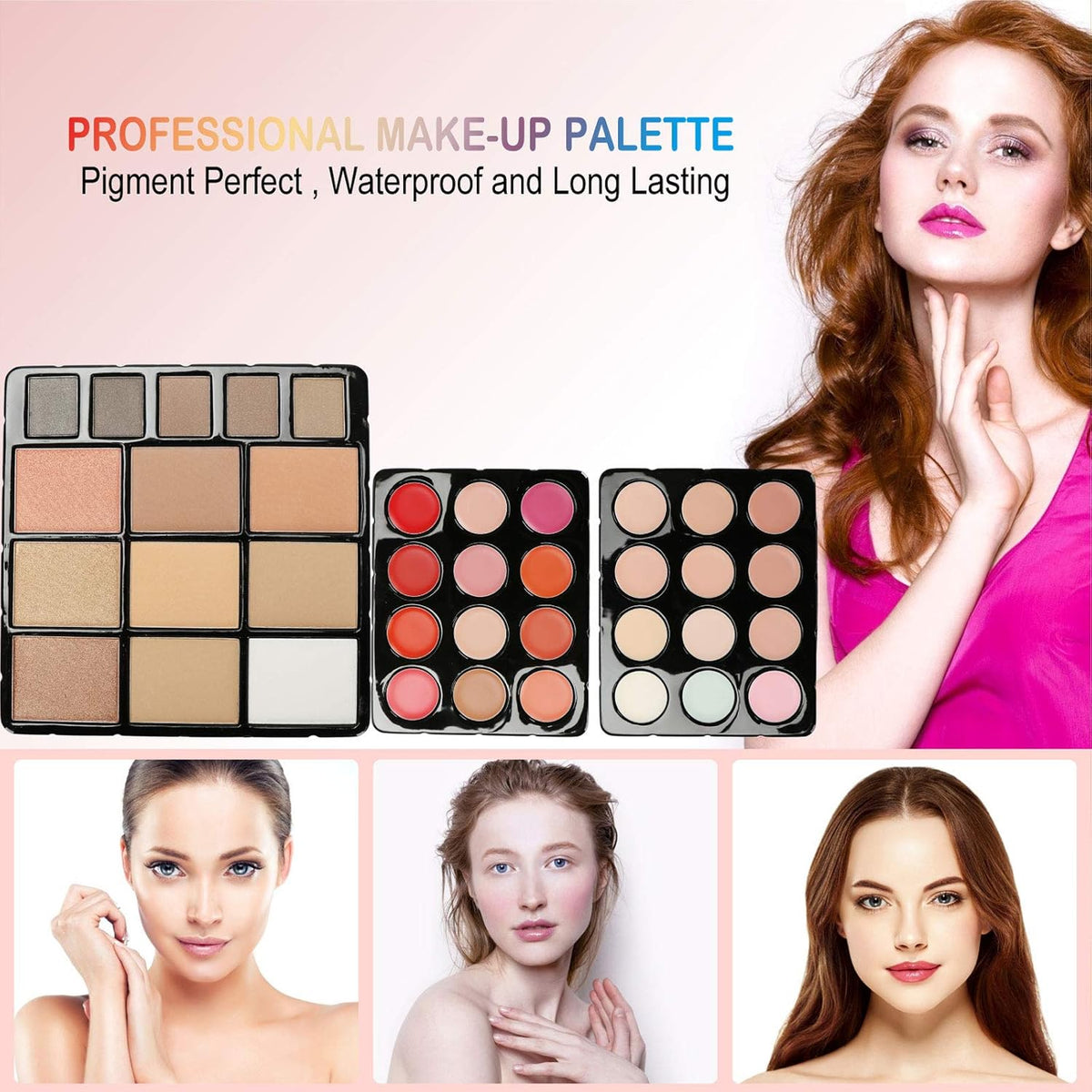 Joyeee Juego de regalo de maquillaje todo en uno, kit completo de m...