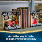 LEGO Harry Potter Book Nook: Hogwarts Express Building Set – Decoración de estante de dormitorio para niños, niñas y fanáticos, a partir de 10 años – Minifiguras coleccionables de Harry & Ron – Idea de regalo de cumpleaños – 76450