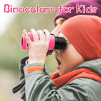 Binoculares de juguete a prueba de golpes, binoculares para niños de 3 a 12 años de edad, niños o niñas, para observación de aves, juguete educativo, para aprendizaje, para caza, para