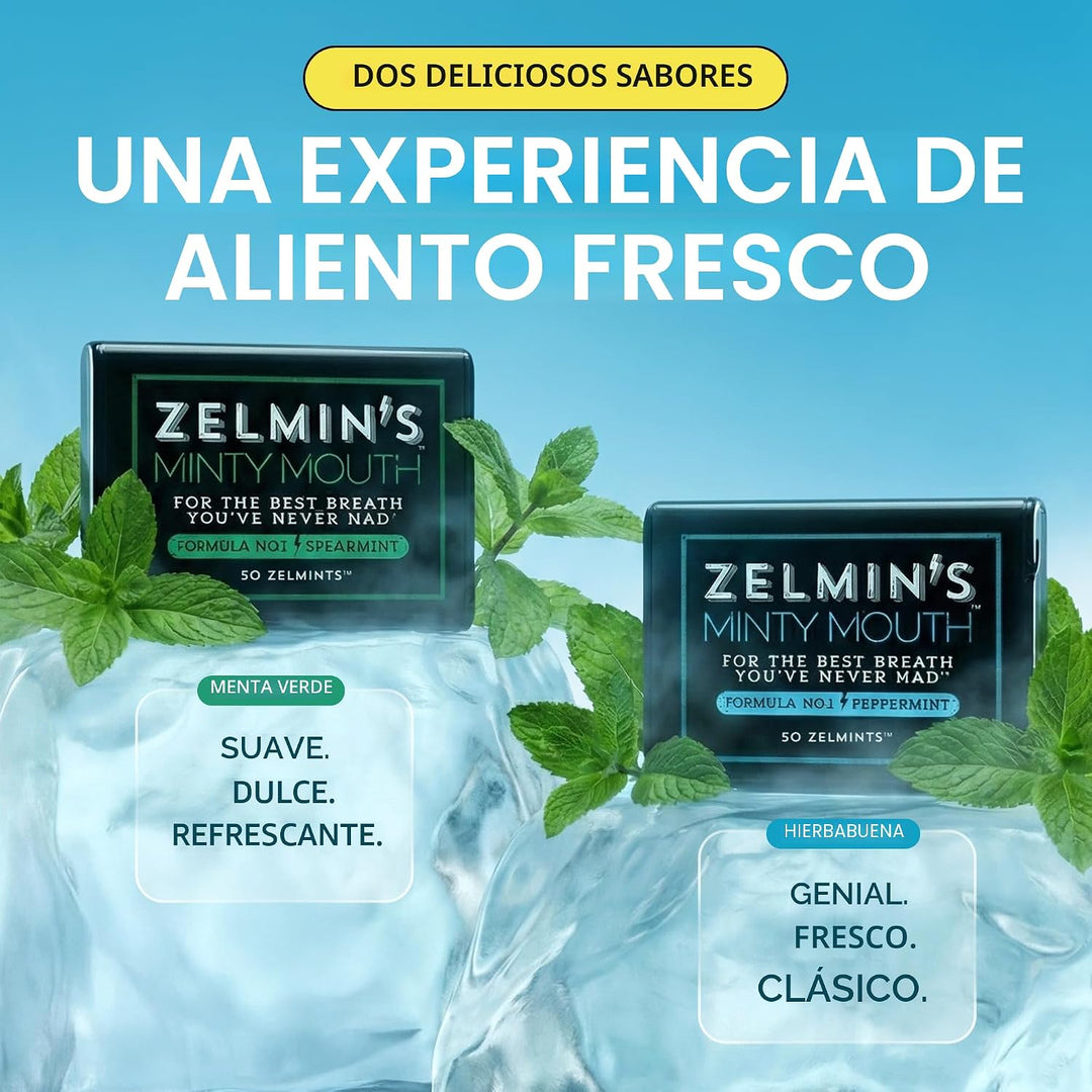 Zelmin's Ambientador de boca mentada, paquete de 3, tratamiento...
