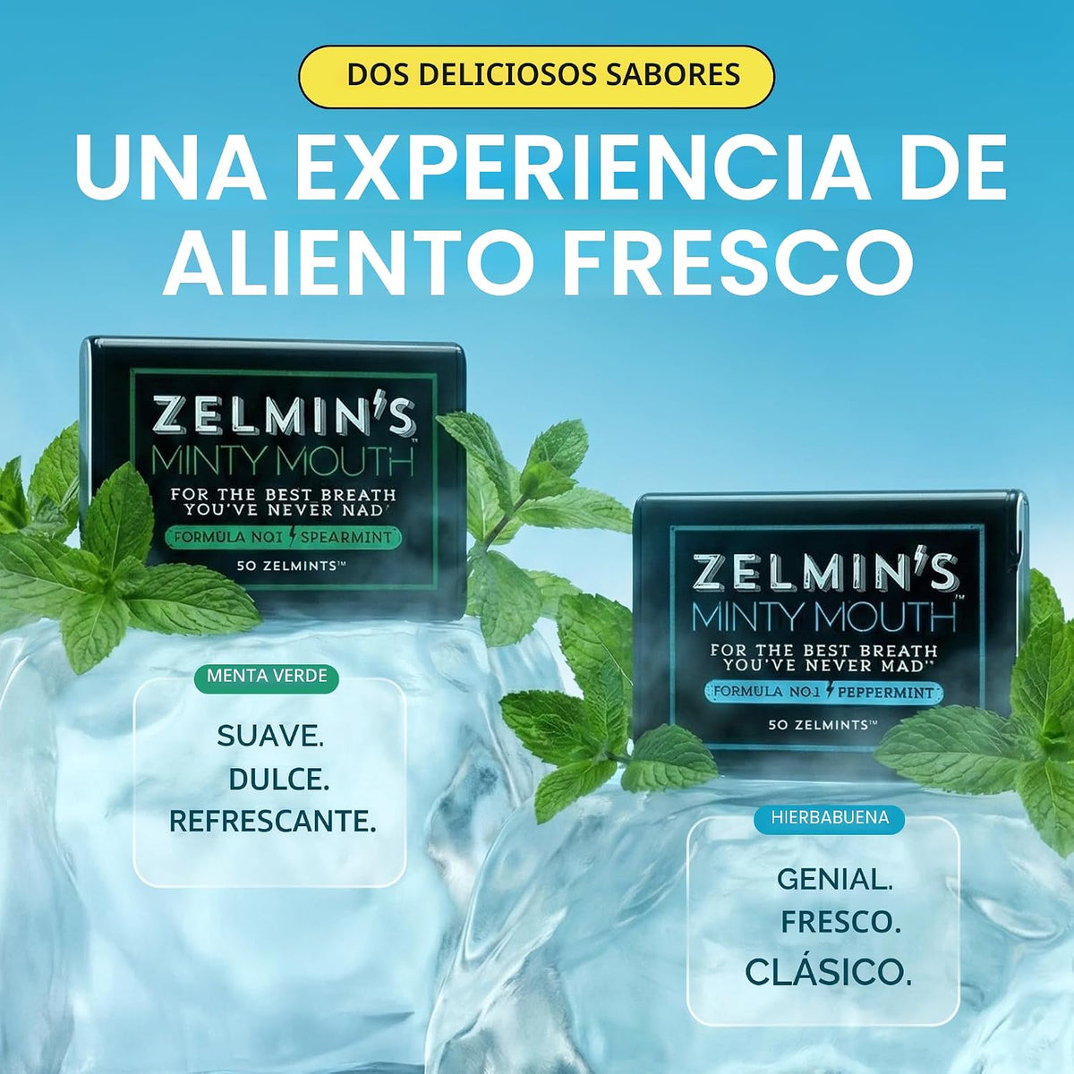 Zelmin's Ambientador de boca mentada, paquete de 3, tratamiento...