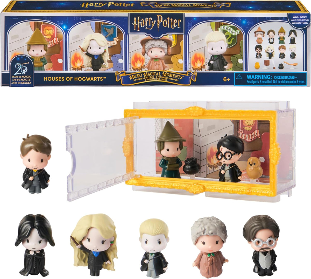 Wizarding World Harry Potter Houses de Hogwarts - Juego de 8 figuras