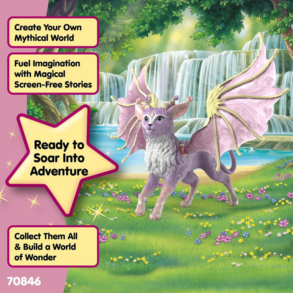 Schleich Bayala - Figura de juguete de dragón de gato - Niños a partir de 5