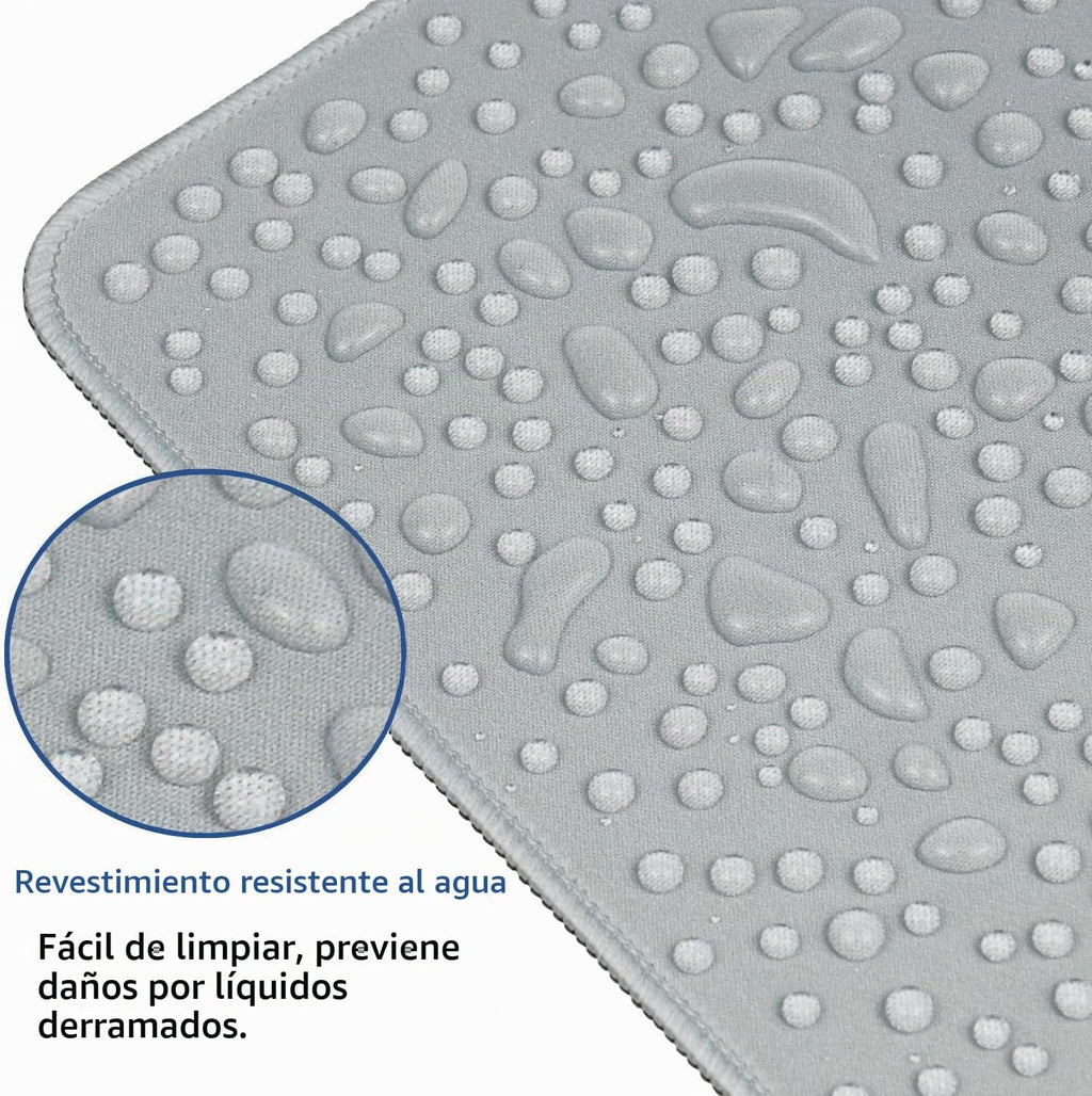 Alfombrilla de mouse grande extendida para juegos con bordes cosidos, 47.3