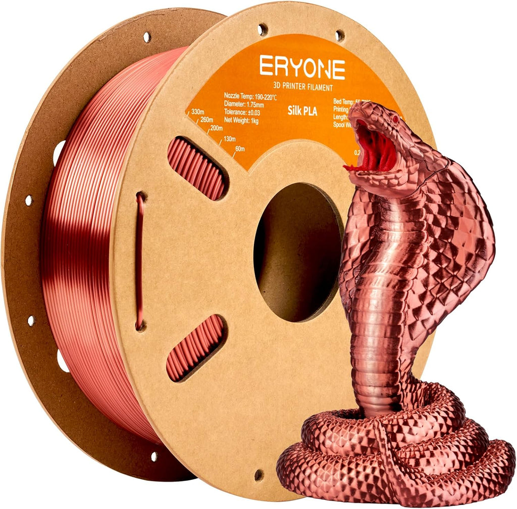 ERYONE Filamento PLA de seda para impresora 3D de 0.07 in +\/- 0.00...