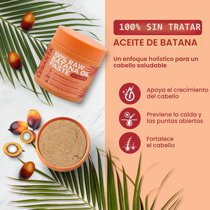 Lebanta Aceite de batana crudo para el crecimiento del cabello \u20...