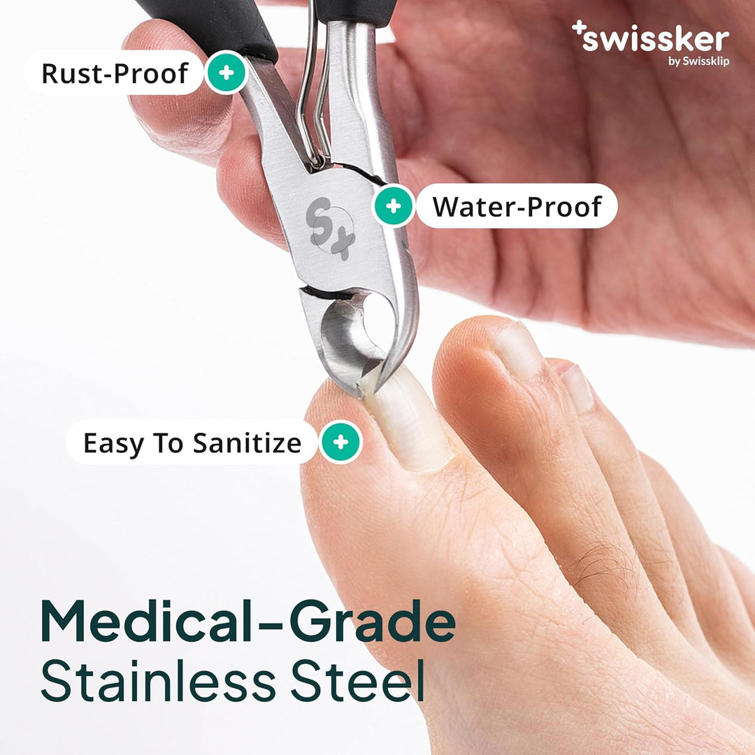 Swissker by Swissklip Cortaúñas para Uñas de los Pies I Cortaúñas R...