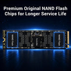 JS990 PRO SSD de 1 TB PCIe Gen4 x4 NVMe M.2 2280, hasta 7400 MB/s