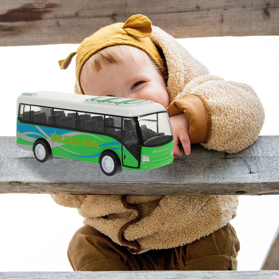 Modelo de autobús móvil realista para coche de autobús de