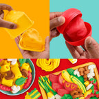 Play-Doh Super Sizzlin' Kitchen Playset, sonidos realistas de juguete de cocina, más de 25 alimentos para crear, artes y manualidades para niños mayores de 3 años