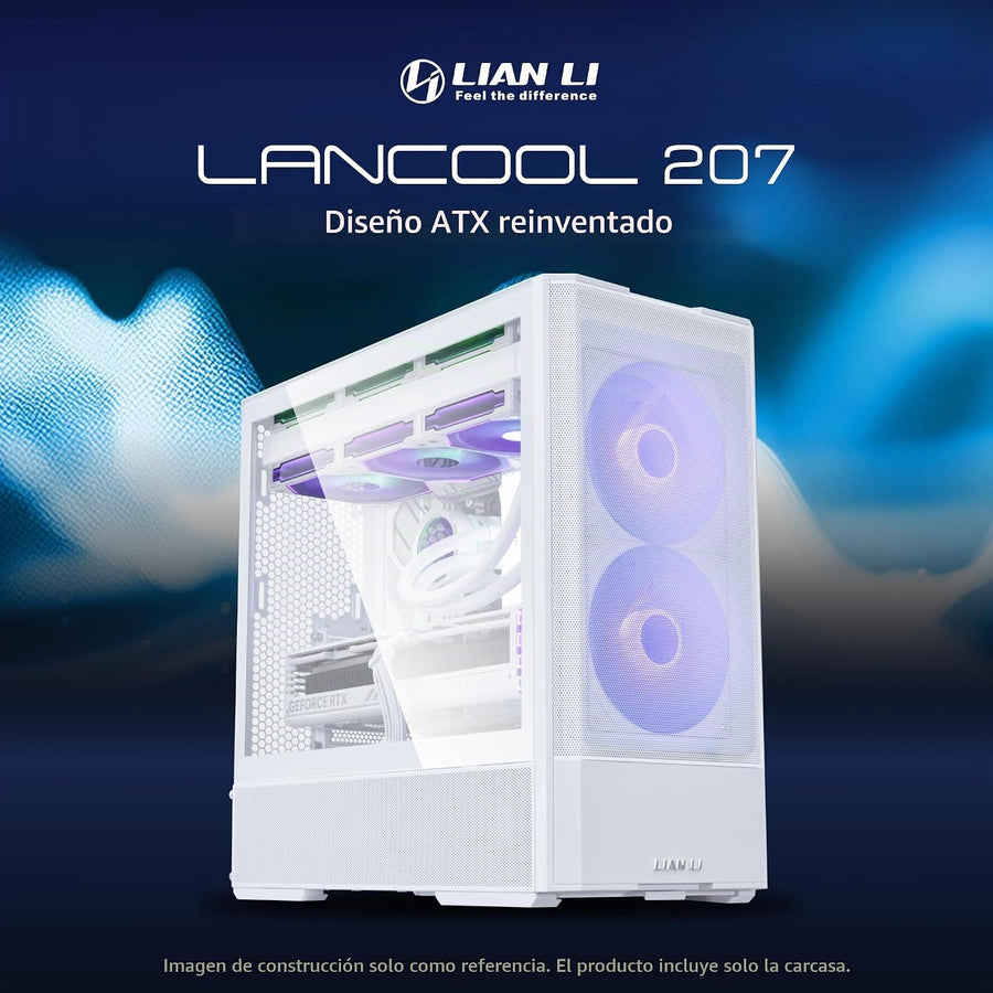 LIAN LI LANCOOL 207 Compacto ATX RGB Caja de Computadora para Juego...