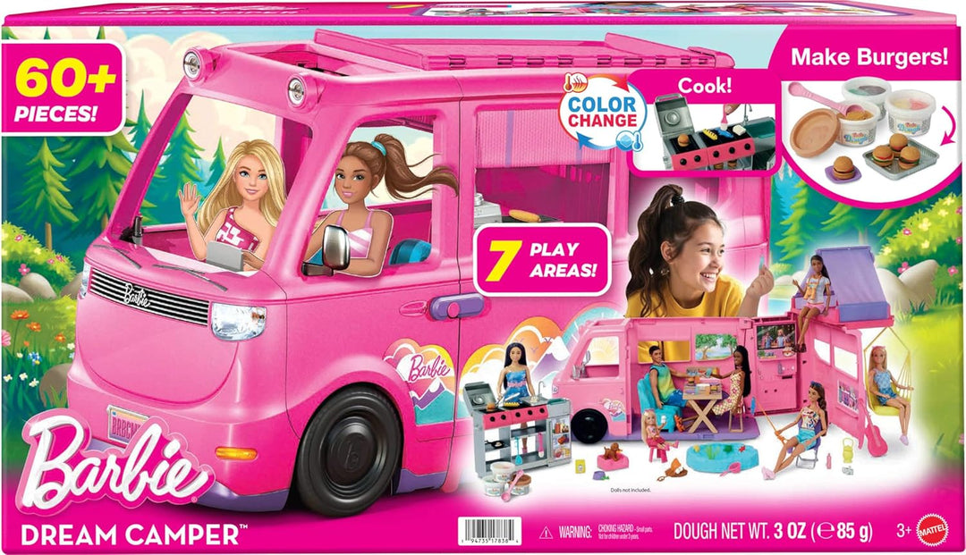Barbie Dream Camper - Juego nuevo para 2025 con tienda de campaña d...