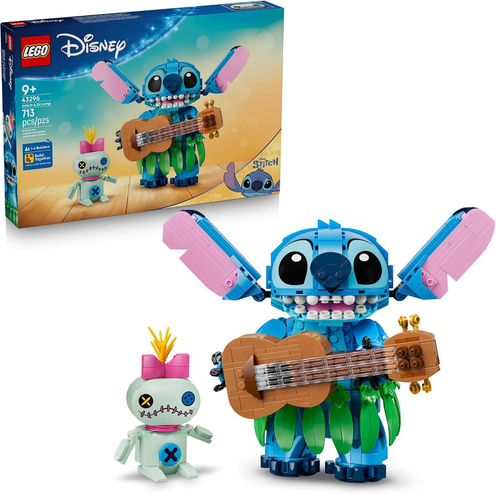 LEGO Disney Stitch y Scrump 43296 | Juguetes de construcción para n...
