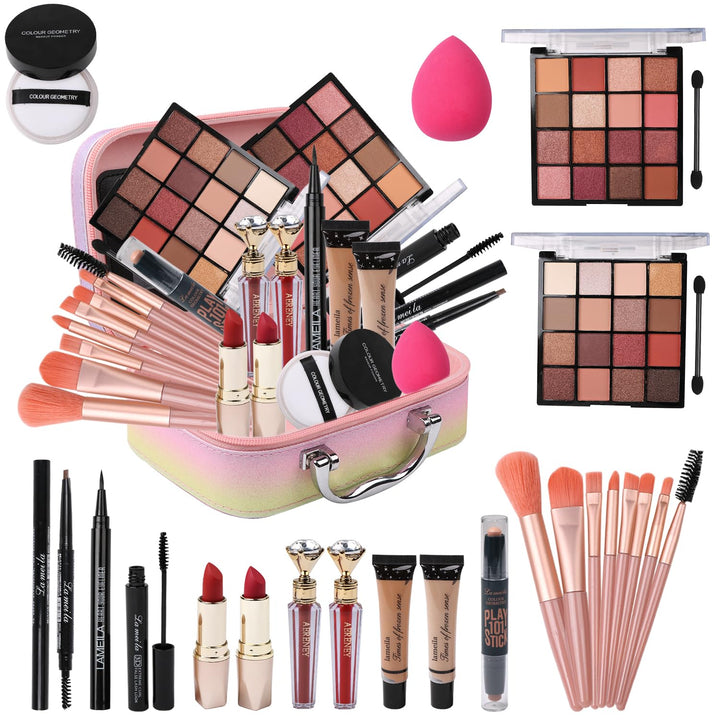Delymol Kit de maquillaje todo en uno para adolescentes \u2013 Somb...