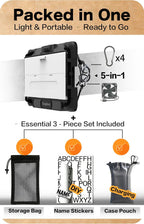 Gamechanger - Soporte para valla de teléfono con parasol y ventilador de enfriamiento, kit de montaje para béisbol, softbol, tenis, kit de transmisión para iPhone, visión clara y sin barras