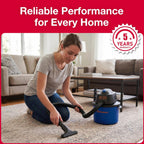 Aspiradora Koblenz WD-2L Wet Dry, para Casa, Auto, Garaje y Taller, 2.0 HP