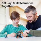 Kit de construcción de robot solar, regalo STEM para niños de 8 a 13 años, juguete educativo de construcción de ciencia 15 en 1, juego robótico solar o alimentado por batería para cumpleaños de niños con 212 piezas