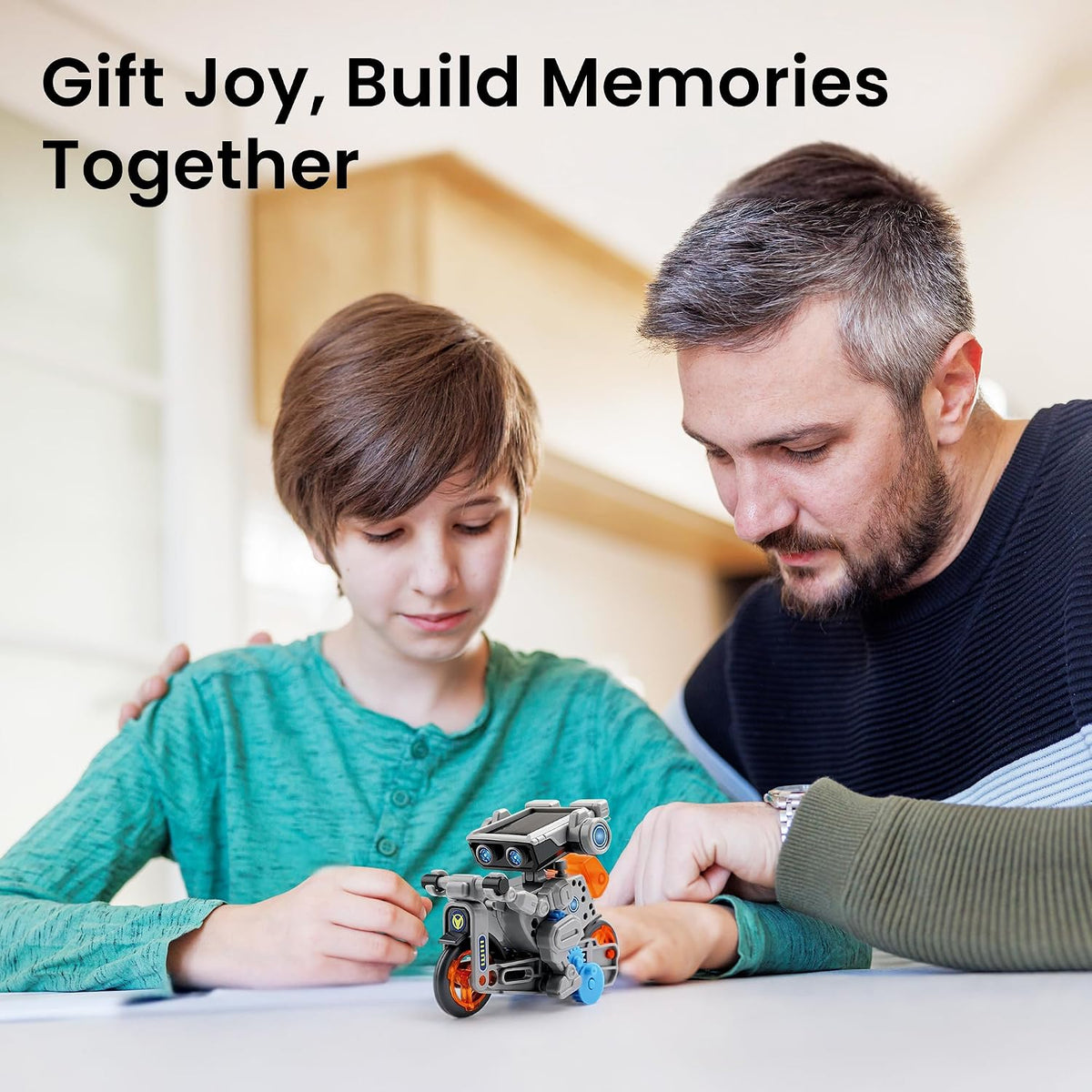 Kit de construcción de robot solar, regalo STEM para niños de 8 a 13 años, juguete educativo de construcción de ciencia 15 en 1, juego robótico solar o alimentado por batería para cumpleaños de niños con 212 piezas