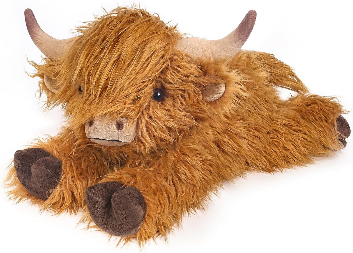 Animales de peluche con peso de vaca de las tierras altas de 25 pulgadas, A-Large Highland Cow -1