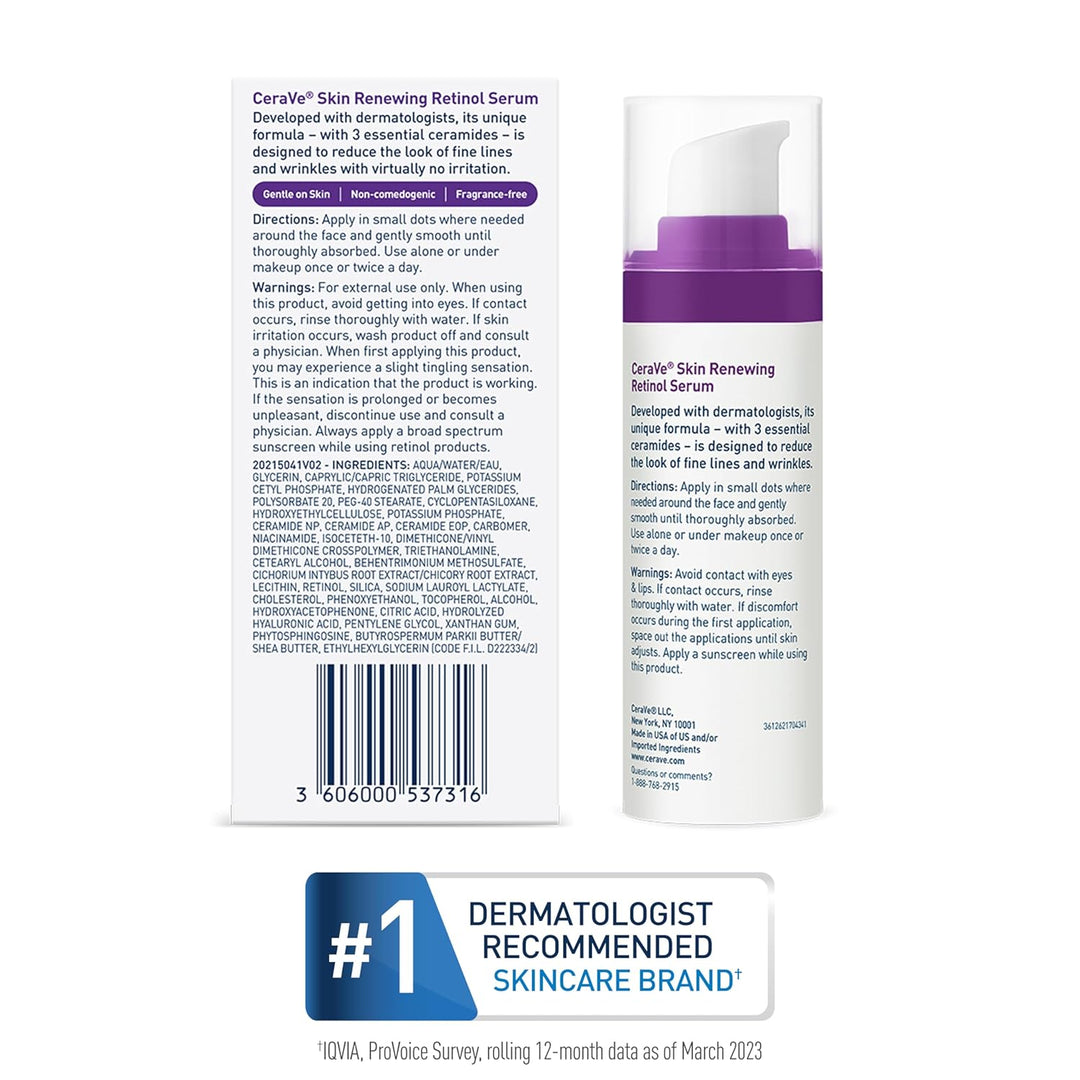 CeraVe Suero de retinol antienvejecimiento para cara