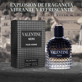 Valentine Nero - Fragancia aromática amaderada con notas florales y...