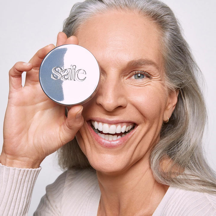 Saie Airset Radiant Loose Setting Powder - Polvo facial ligero para...