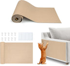 Catify - Alfombrilla rascador para gatos, color beige, L: 78 pulgadas