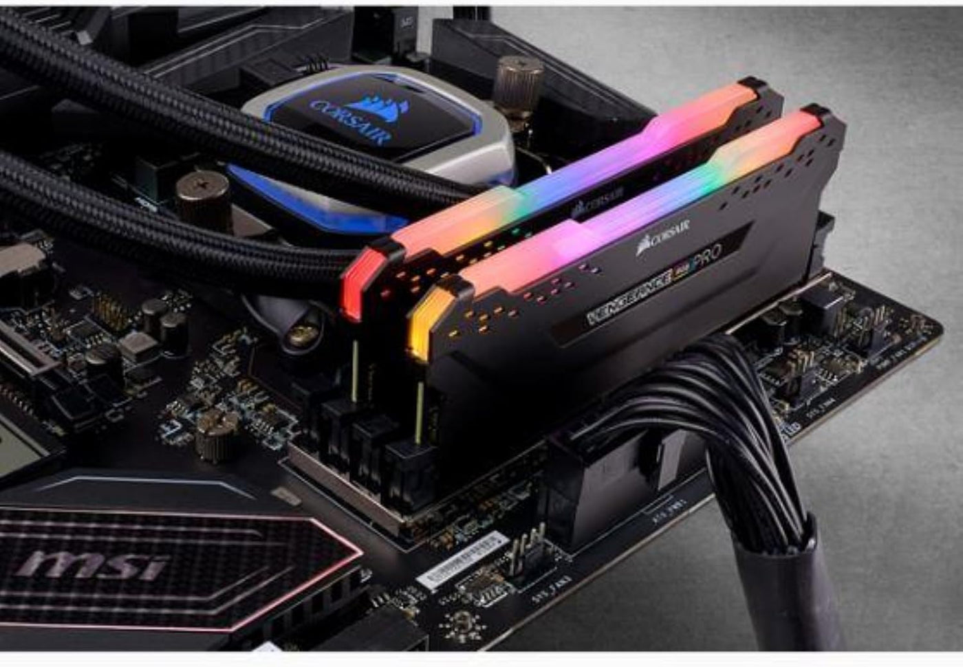 Corsair Vengeance RGB Pro 16GB (2x8GB) DDR4 3600 (PC4-28800) C18 Me...