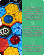 SimplyFun Juego de mesa Matter – Juego de estrategia de control de área para adolescentes y adultos a partir de 10 años – Incluye tablero de juego, 92 fichas de elementos, 56 elementales, 14 fichas de