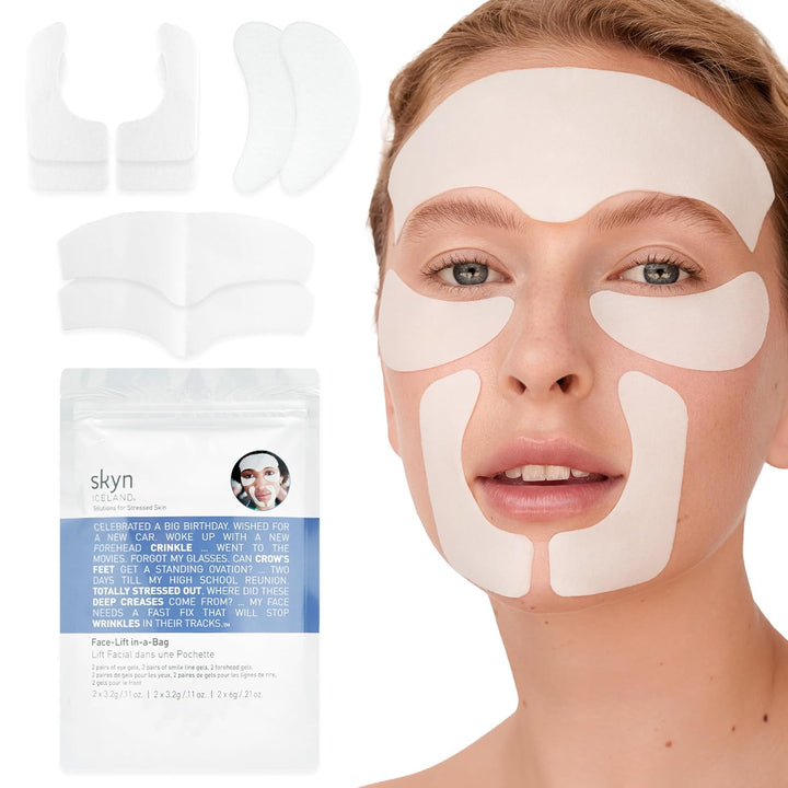 skyn ICELAND Rejuvenecimiento facial en una bolsa, mascarillas de h...