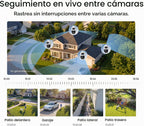 eufy Security Sistema NVR E50,Kit de 4 cámaras,4K de doble lente Bullet-PTZ