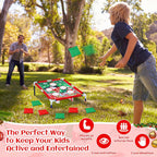 Gemscream Juego de lanzamiento de bolsas de frijoles navideños 6 bolsas