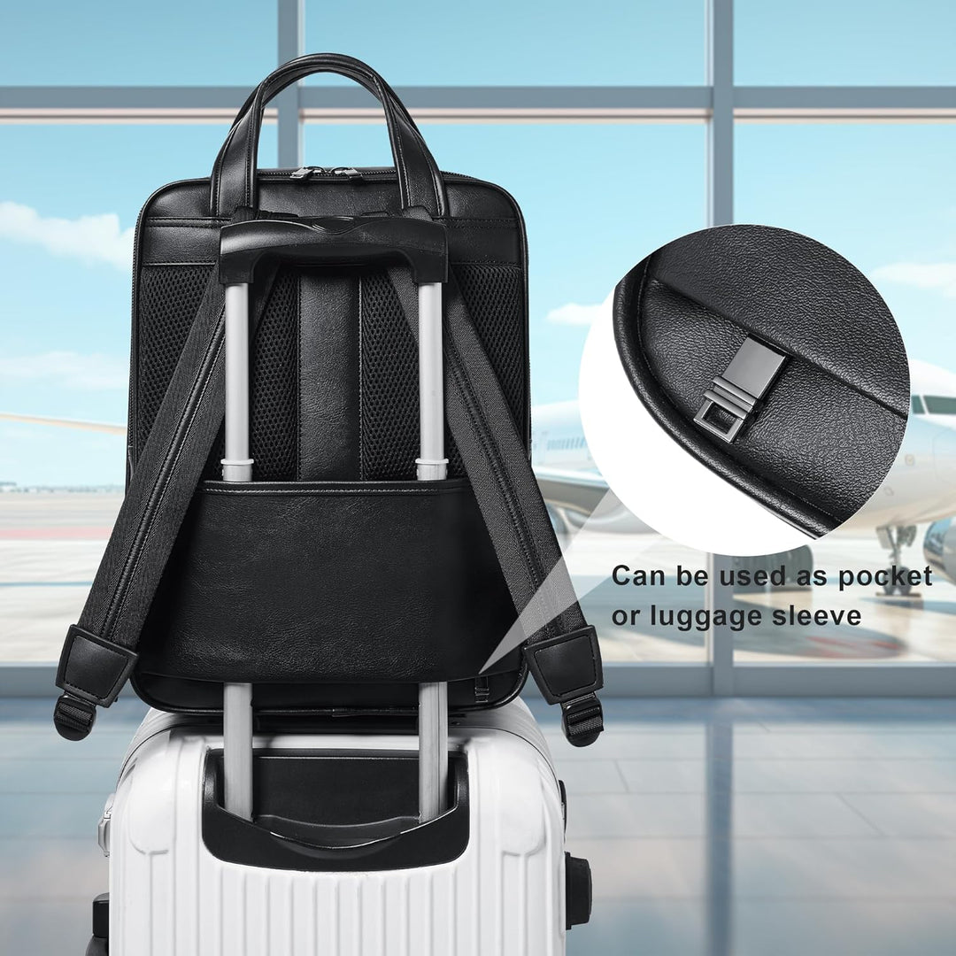 Shrrie Mochila para laptop para hombres y mujeres, mochila de traba...