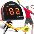Pistolas de radar de tenis Sensores de velocidad manos libres - Servicio de medición, velocidad de raqueta y pelota, artilugio de alta tecnología y equipo para jugadores de tenis