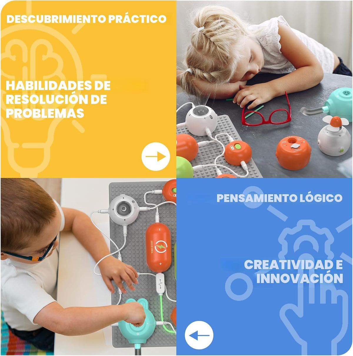 SMILESSKIDDO Science Kits Electronics STEM Kit 420+ Projects 35 Parts