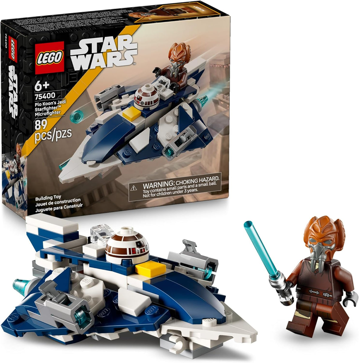 LEGO Star Wars Plo Koons Jedi Starfighter Microfighter -