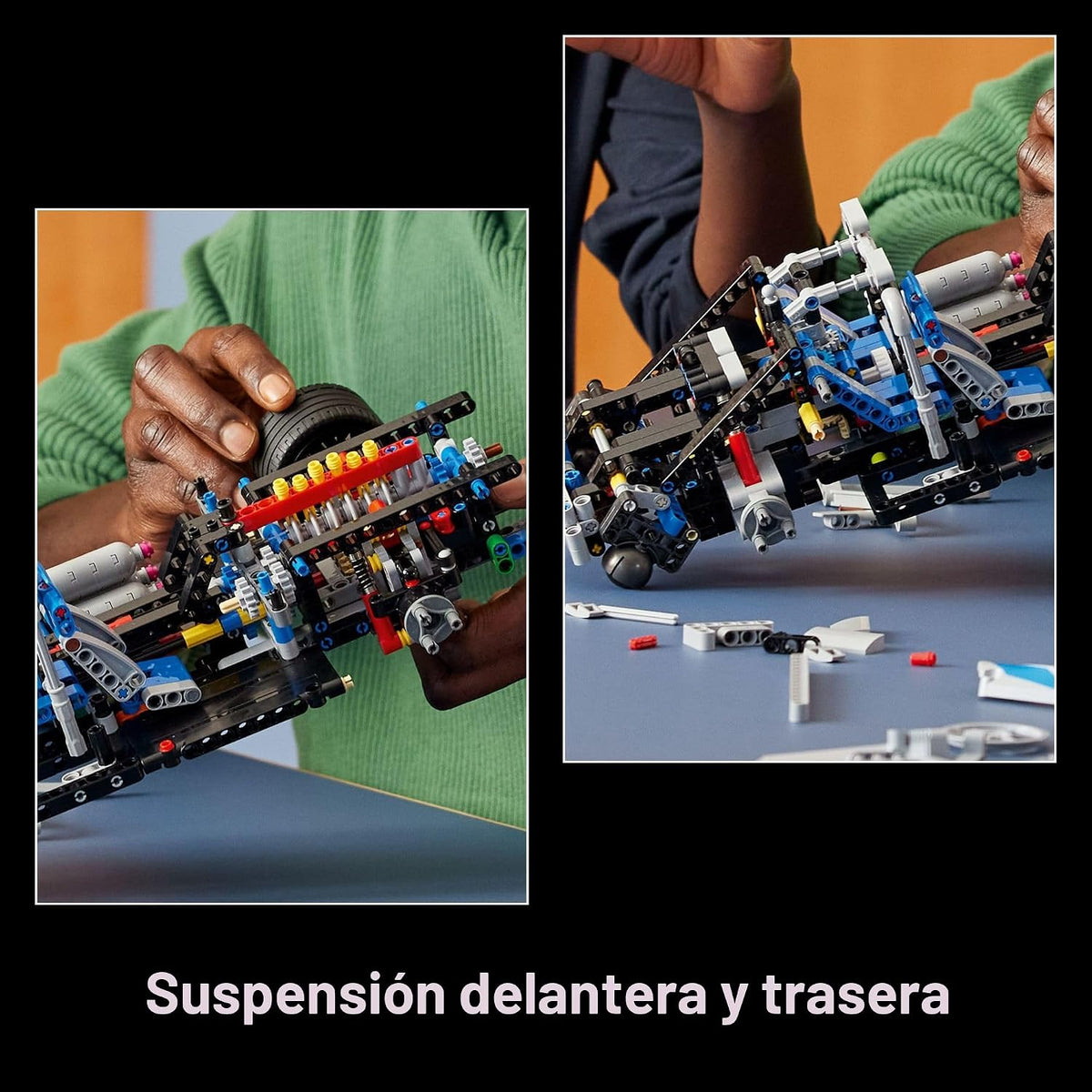 LEGO Technic 2 Fast 2 Furious Nissan Skyline GT-R (R34) Coche - Kit de bricolaje y juego de construcción para adultos - Modelo coleccionable de corredor callejero con función de derrape - Regalo para