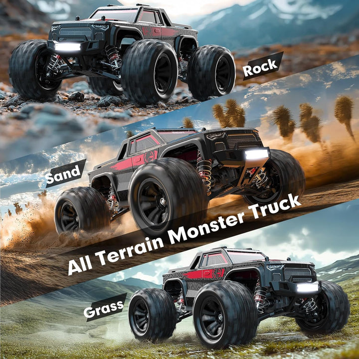 MEW4 Coche RC sin escobillas de 1\/16, camiones todoterreno RC 4X4,...