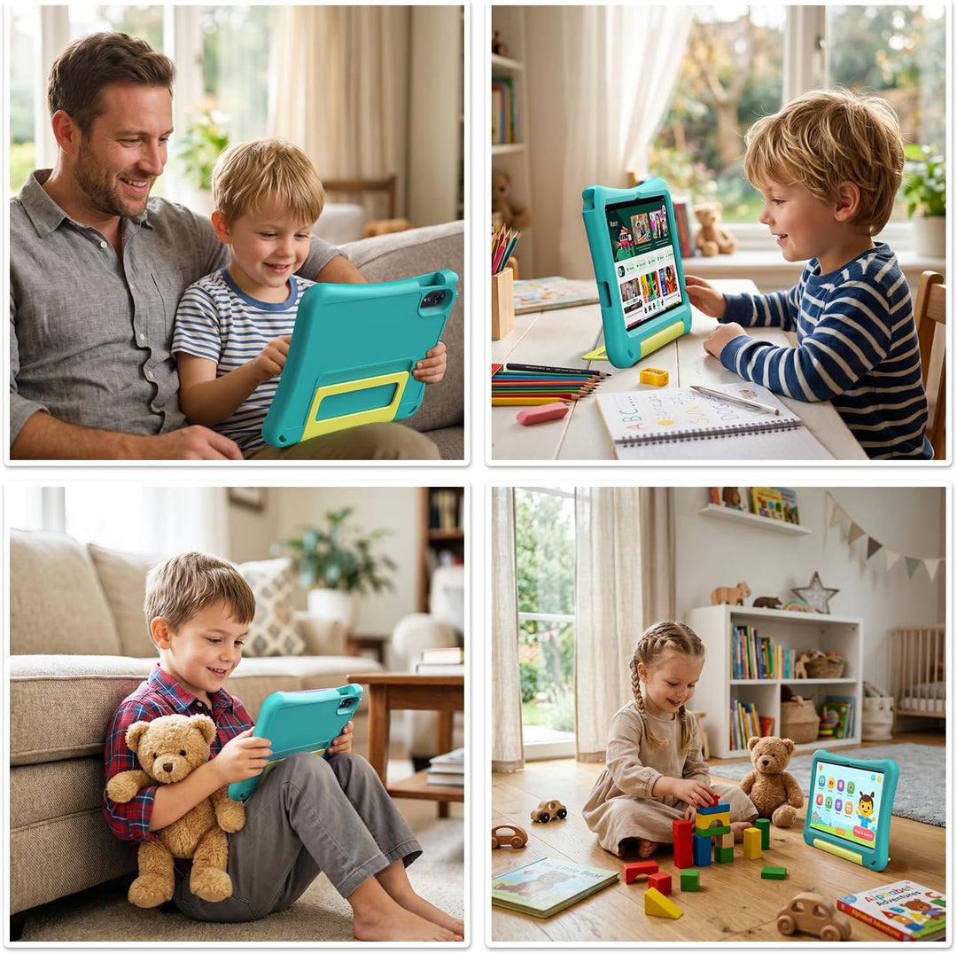 EDUAITABLET Tablet infantil de 10 pulgadas, tableta Android 16 para...