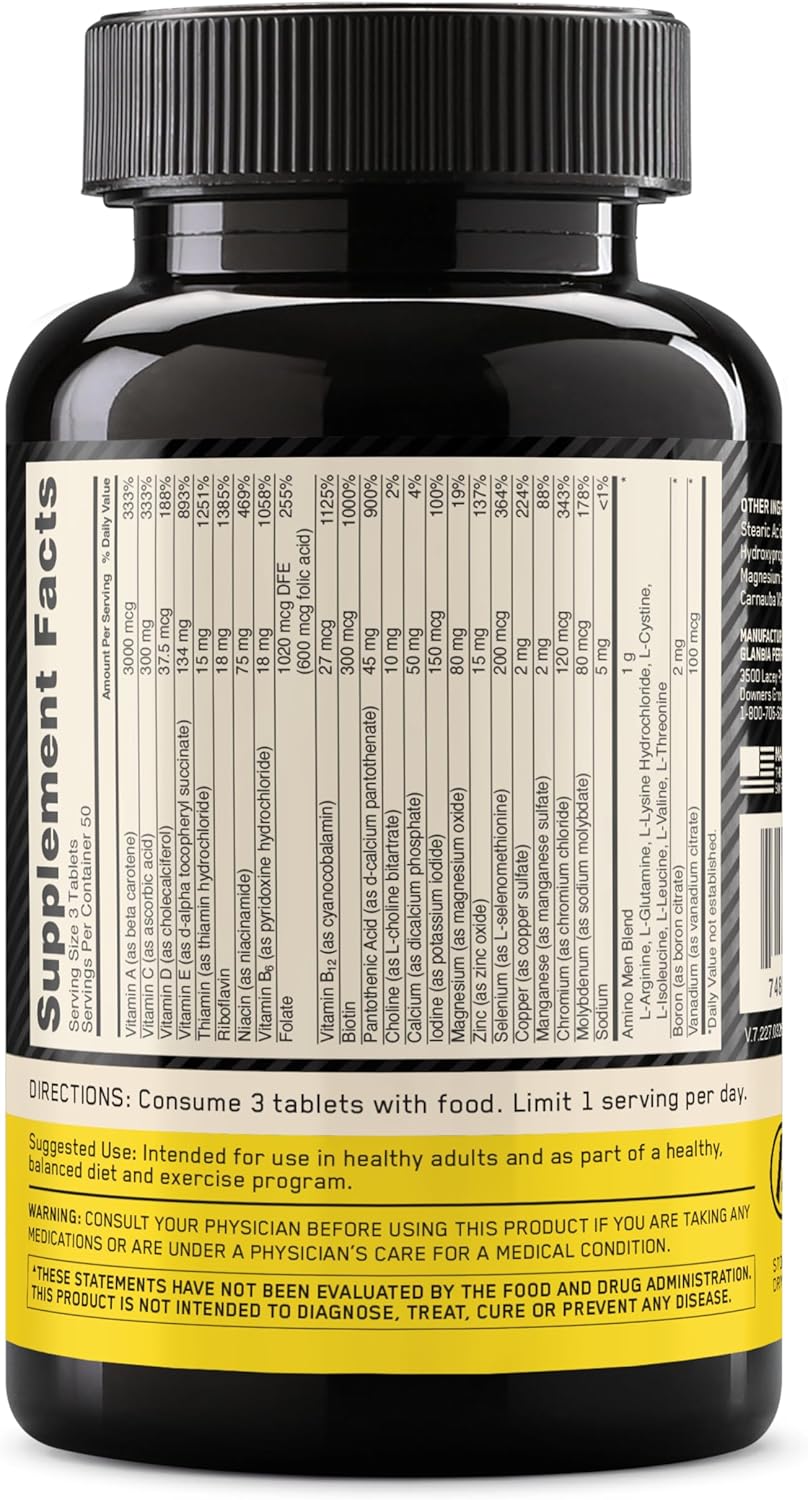 Optimum Nutrition Opti-Men, Vitamina C, Zinc y Vitamina D, E, B12 p...