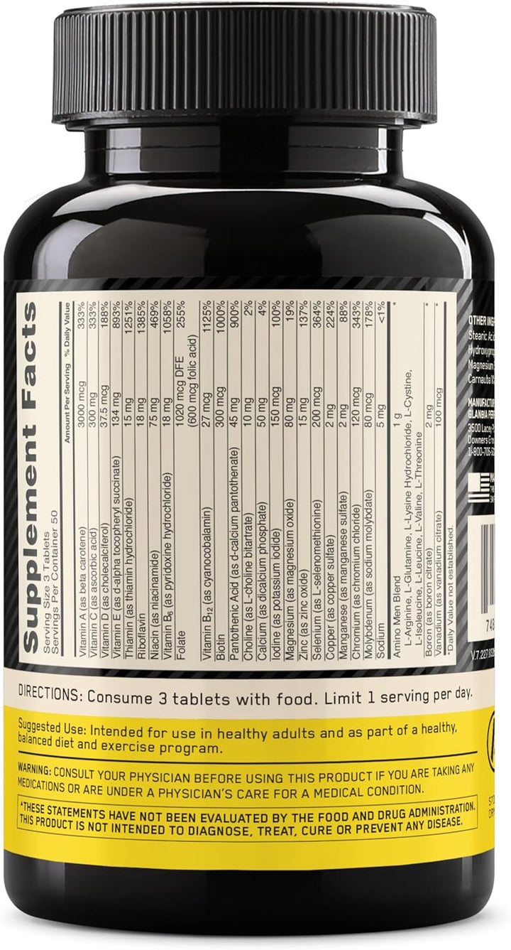 Optimum Nutrition Opti-Men, Vitamina C, Zinc y Vitamina D, E, B12 p...